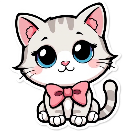 Cat sticker