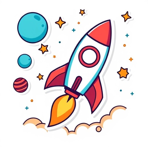 Space sticker